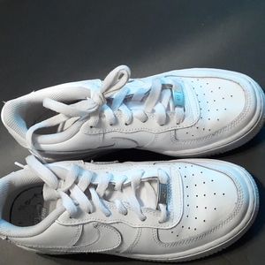 NIKE AF1 - White- 4 Youth Big Kid